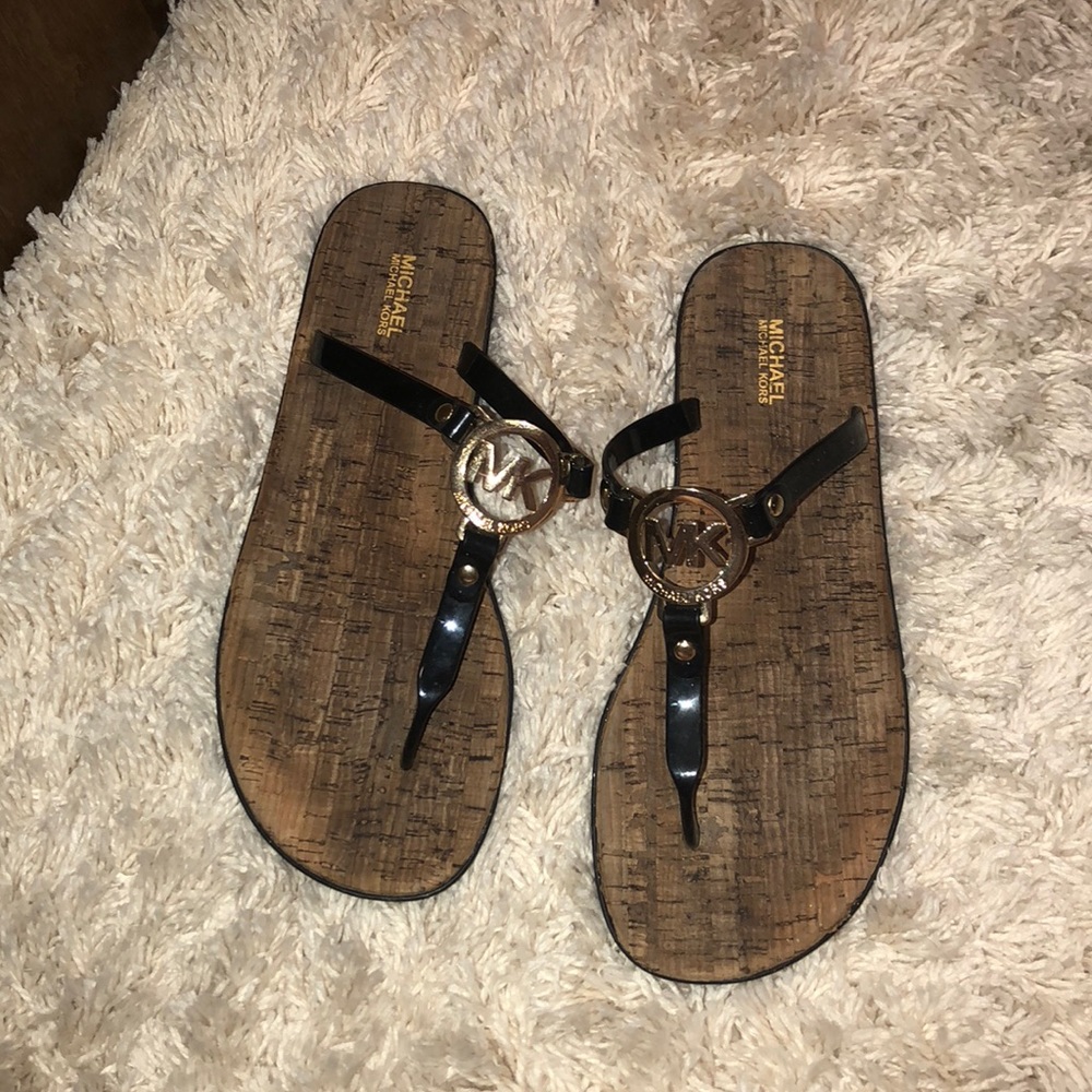 MK sandals.